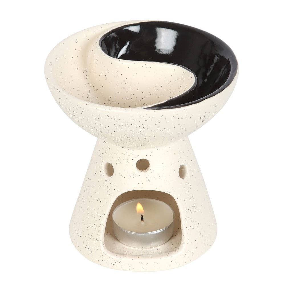 Yin Yang dubbele oliebrander en waxverwarmer