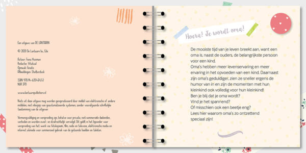 hoera je wordt oma boek