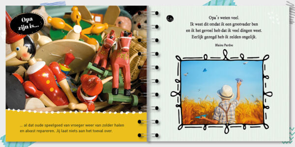 hoera je wordt opa boek