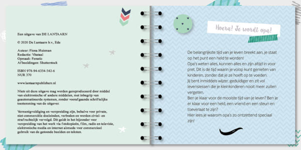 hoera je wordt opa boek