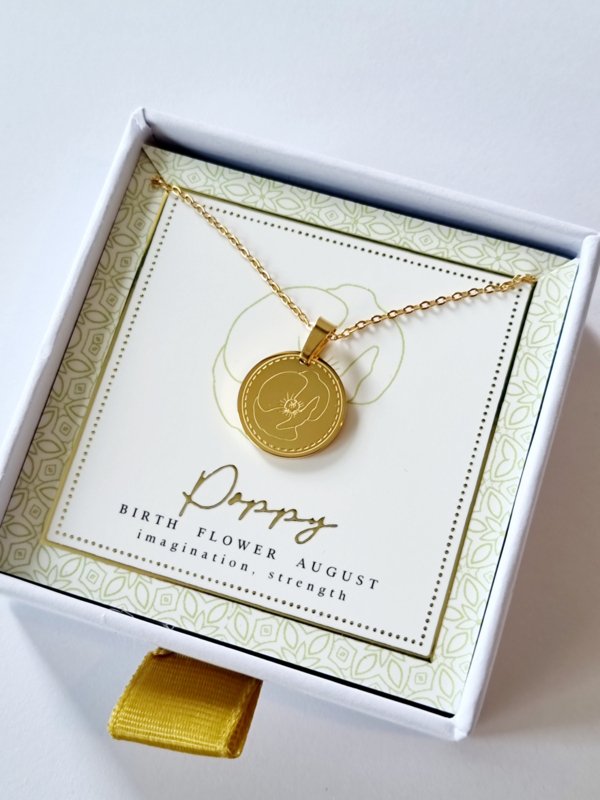 ketting-geboortebloem-augustus-goud