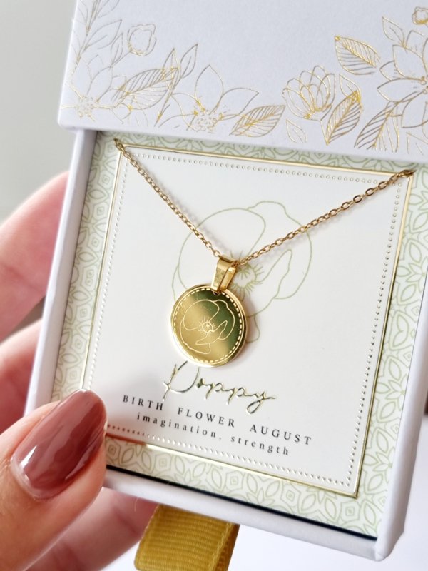 ketting-geboortebloem-augustus-goud