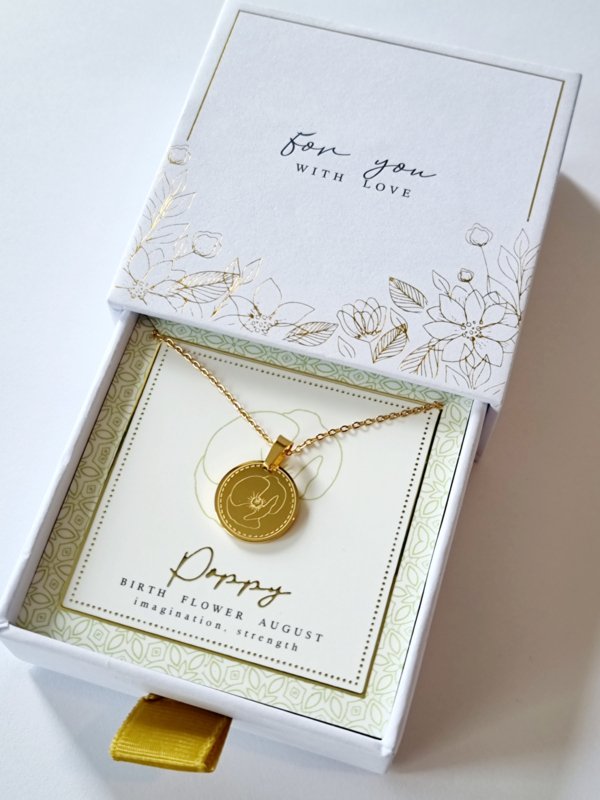 ketting-geboortebloem-augustus-goud