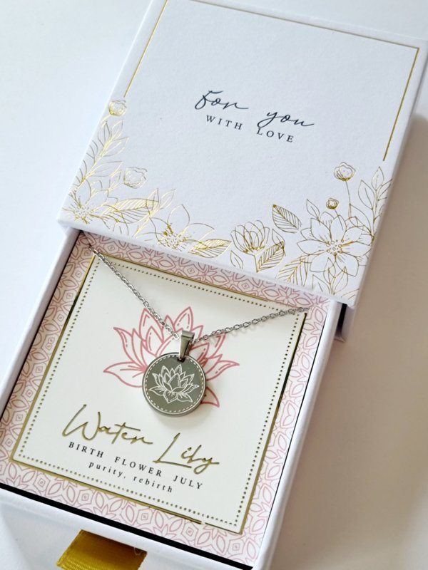 ketting-geboortebloem-juli-zilver