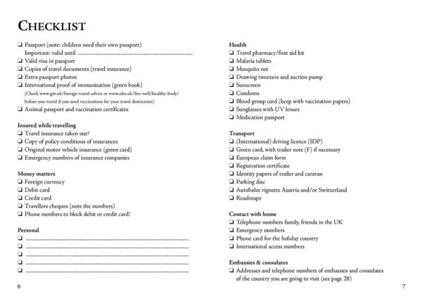 travel diary english