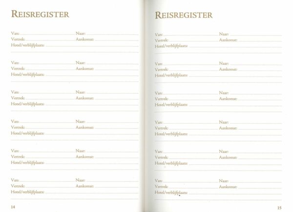 travel reis dagboek