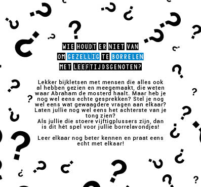 Wie aan tafel? 50+