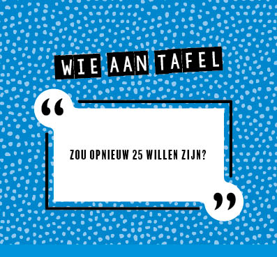 Wie aan tafel? 50+
