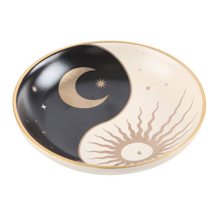 Yin Yang Keramische Wierookhouder Plaat | Something Different