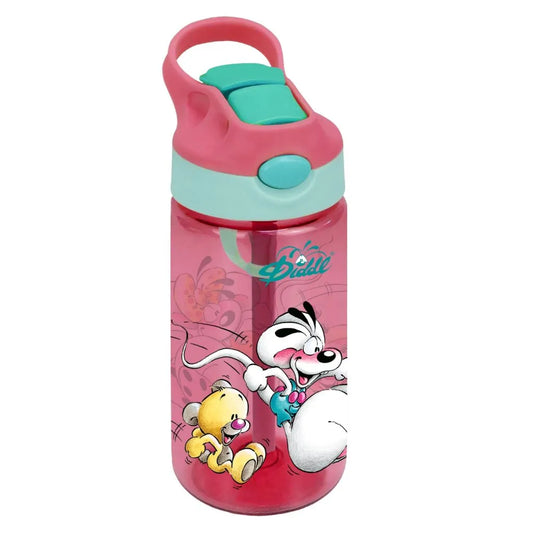 Drinkfles 450ml roze | Diddl