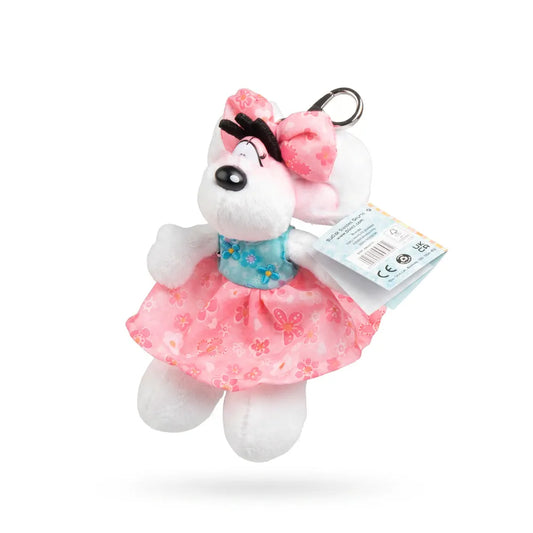 Knuffel Diddlina pluche sleutelhanger 15 cm | Diddl