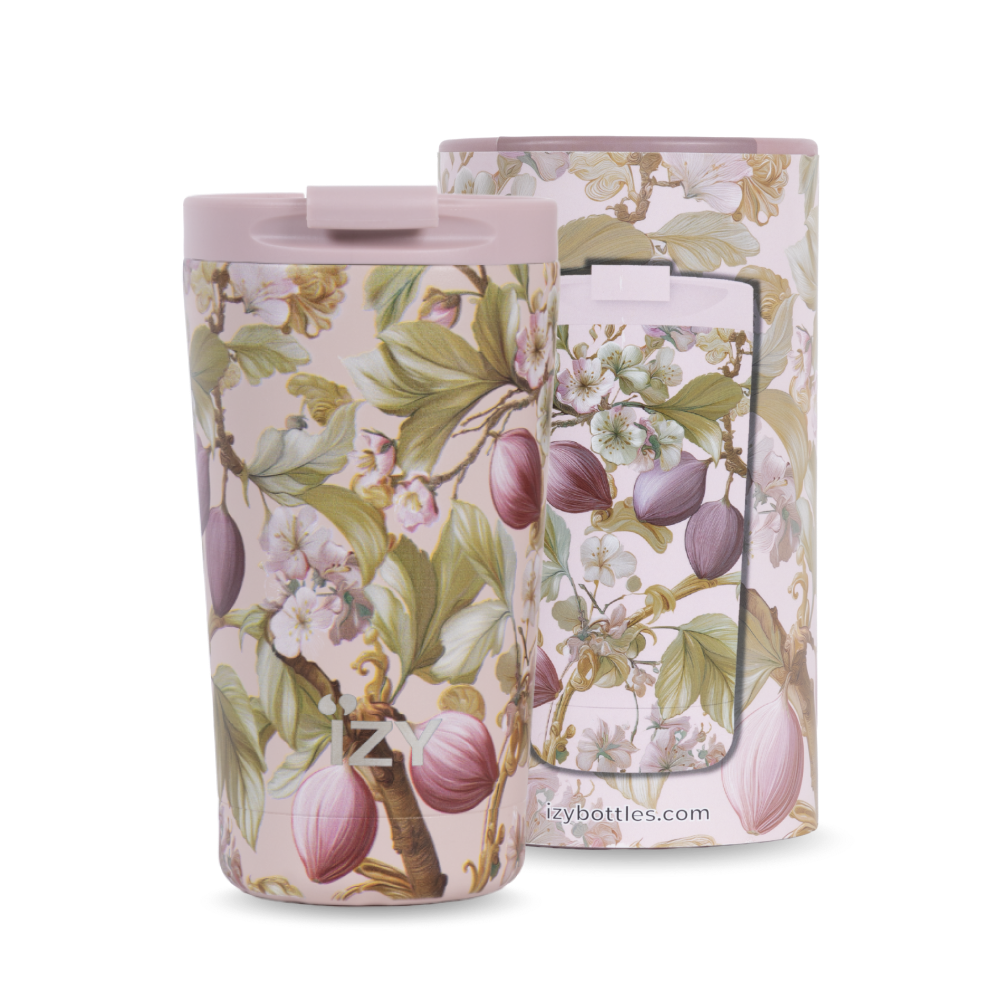 Thermos Mug - Fico Rosa - 350ml | IZY Bottles