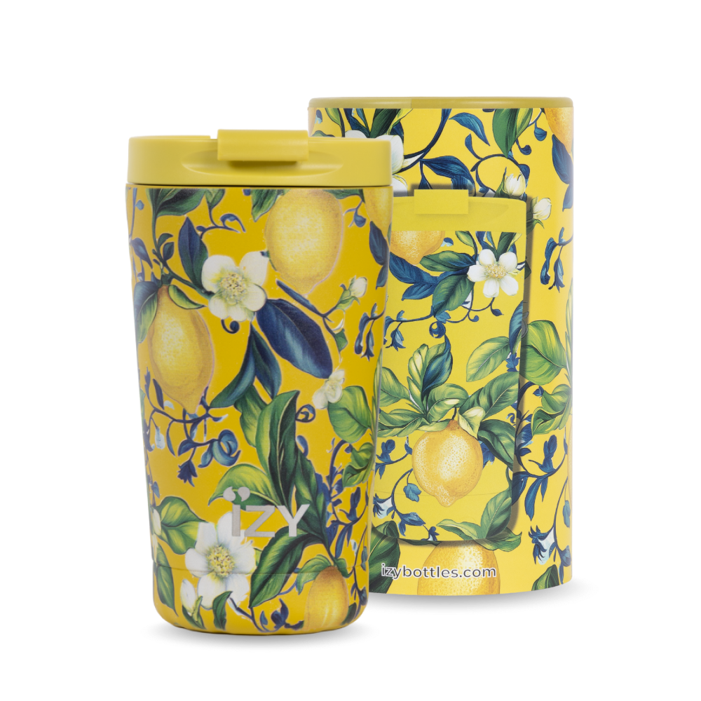 Thermos mug - Giallo Limone - 350ml | IZY Bottles