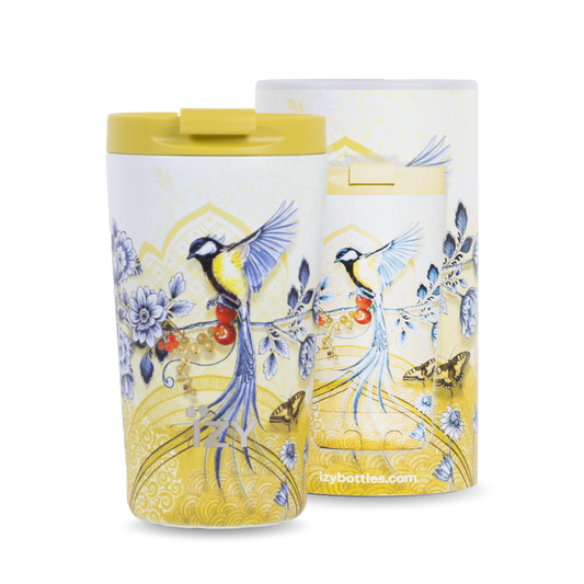 Thermos mug Saffron Gold - 350ml | IZY Bottles