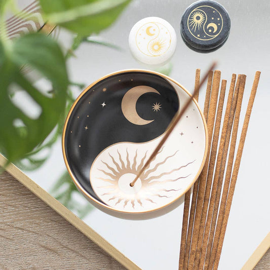 Yin Yang Keramische Wierookhouder Plaat | Something Different