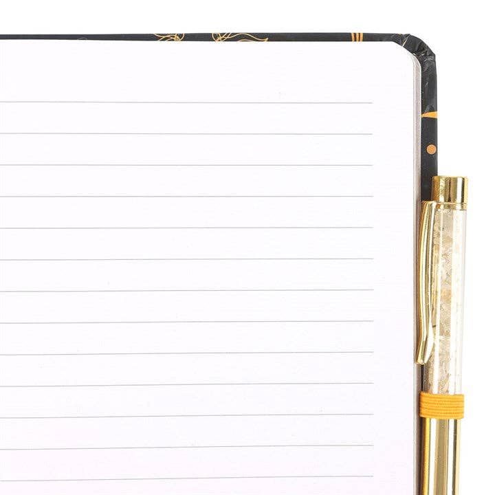 Laat Een Beetje Sprankeling Hemels Notitieboekje met Citrien Pen | Something Different