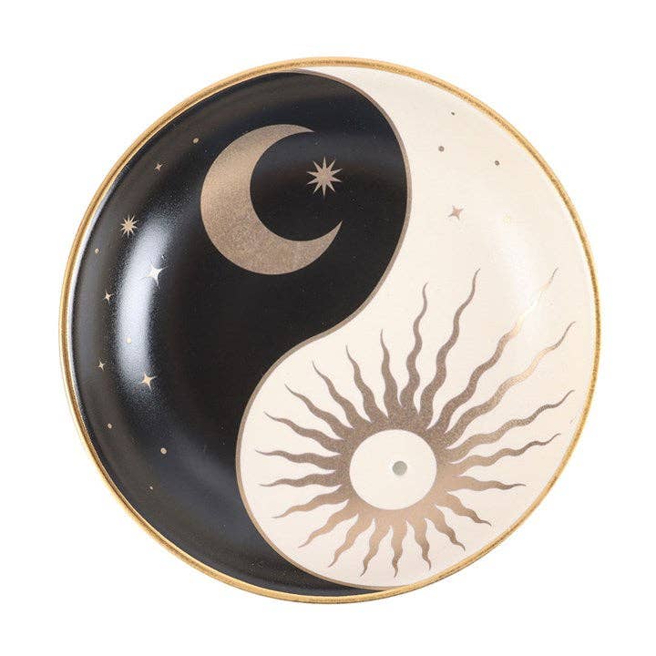 Yin Yang Keramische Wierookhouder Plaat | Something Different