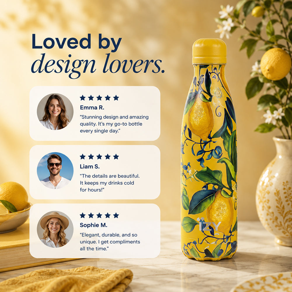 Thermosfles - Giallo Limone - 500ml | IZY Bottles