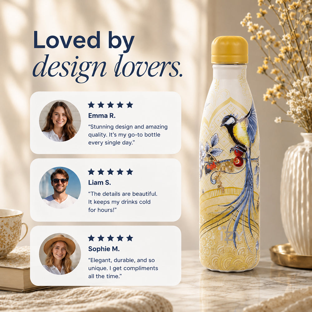 Thermosfles Saffron Gold - 500ml | IZY Bottles