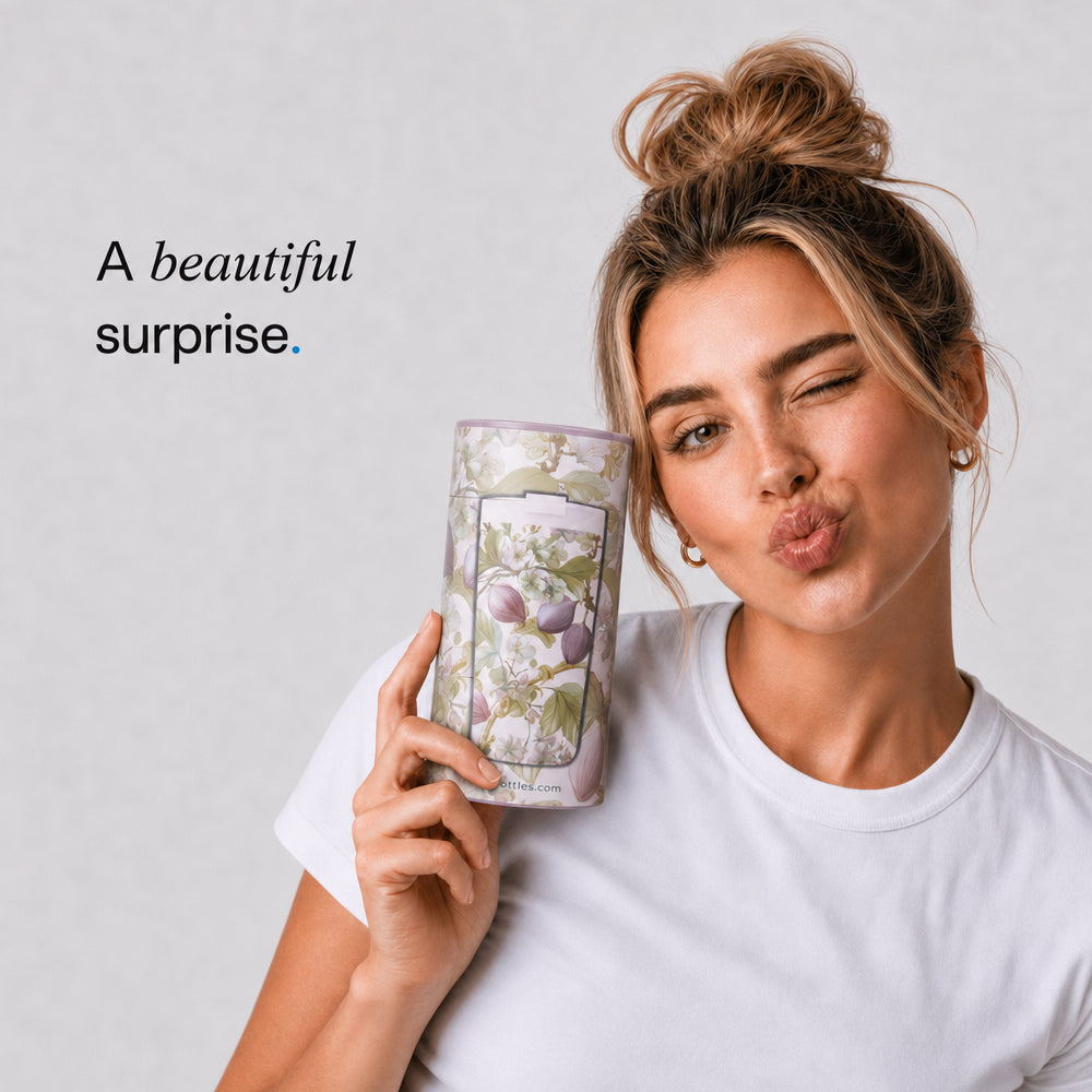 Thermos Mug - Fico Rosa - 350ml | IZY Bottles