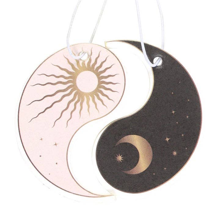 Pak van 2 Yin Yang Vanille Geurende Luchtverfrissers | Something Different