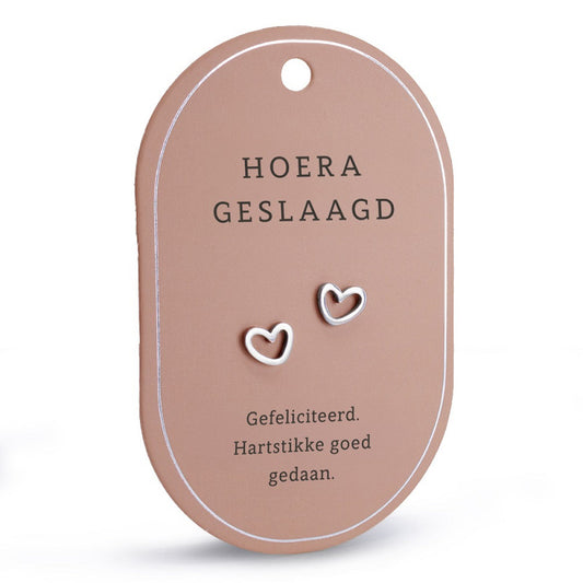 Oorbellen zilver - Geslaagd | Miko