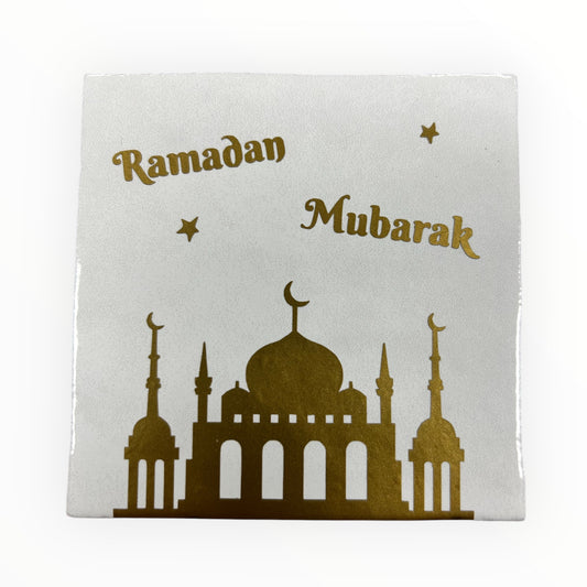 Teksttegel Ramadan Mubarak A