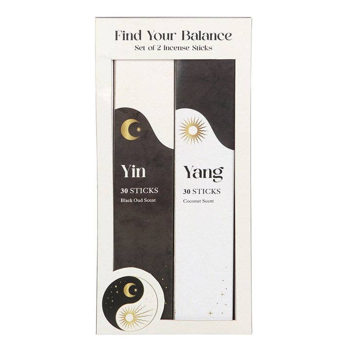 Set van 2 Yin Yang wierookstokjes pakketten | Something Different