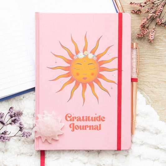 The Sun Gratitude Journal met Rozenkwartspen | Something Different