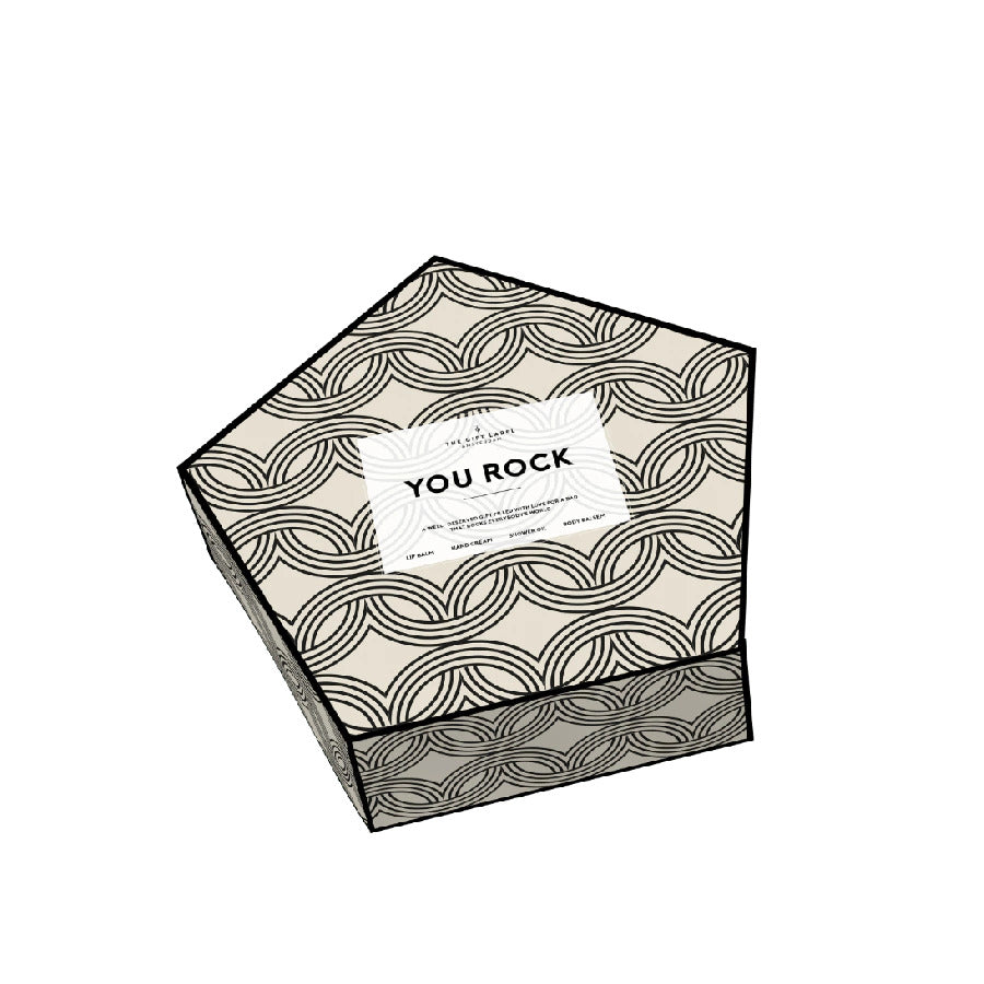 Pentagonal Gift Box - You Rock | The Gift Label