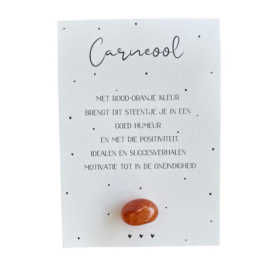 Edelsteen Carneool | How Lovely | Van Thee tot Diner