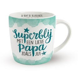 mok superblij met een lieve papa zoals ji