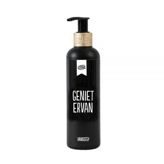 handzeep geniet ervan