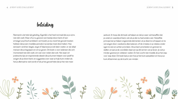 je bent goed zoals je bent lifestyle boek