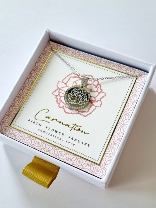 ketting-geboortebloem-januari-zilver