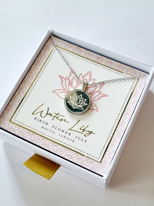 ketting-geboortebloem-juli-zilver