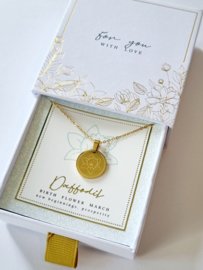 ketting-geboortebloem-maart-goud