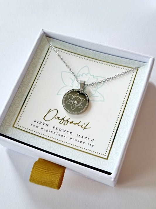 kettting-geboortebloem-maart-zilver