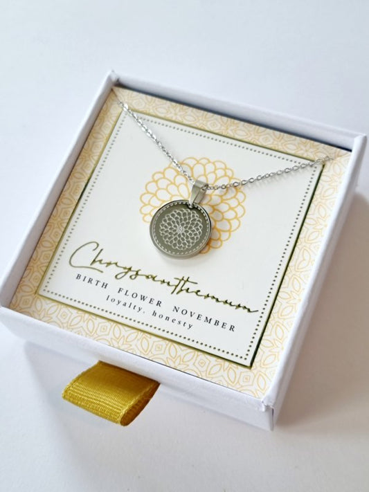 ketting-geboortebloem-november-zilver