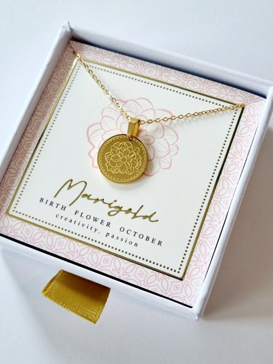 ketting-geboortebloem-oktober-goud