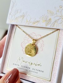 ketting-geboortebloem-oktober-goud