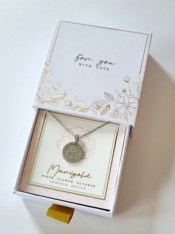 ketting-geboortebloem-oktober-zilver