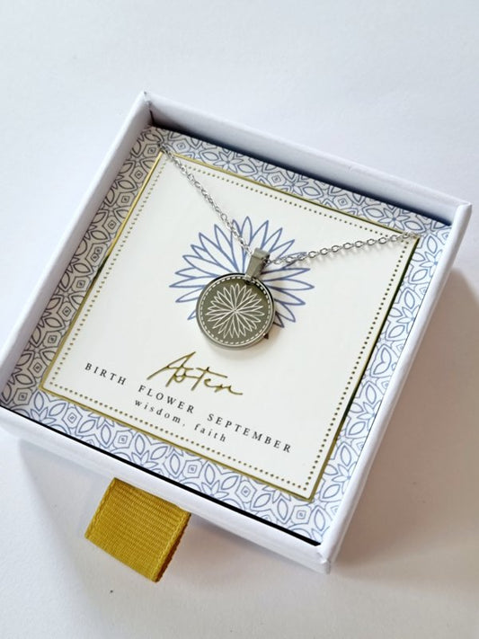 ketting-geboortebloem-september-zilver