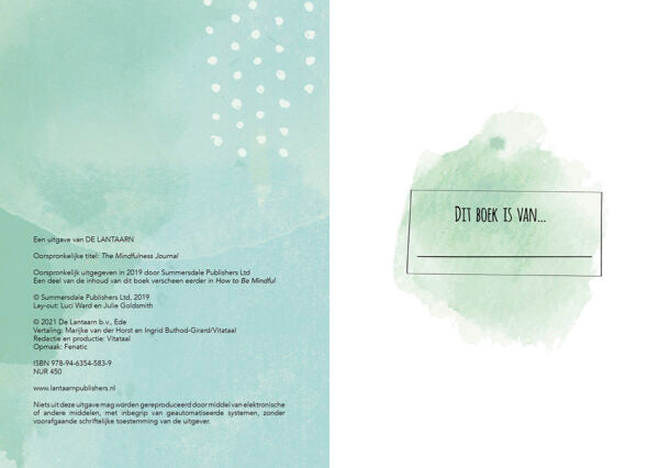 mijn mindfulness journal