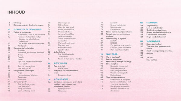 slow down lifestyle boek